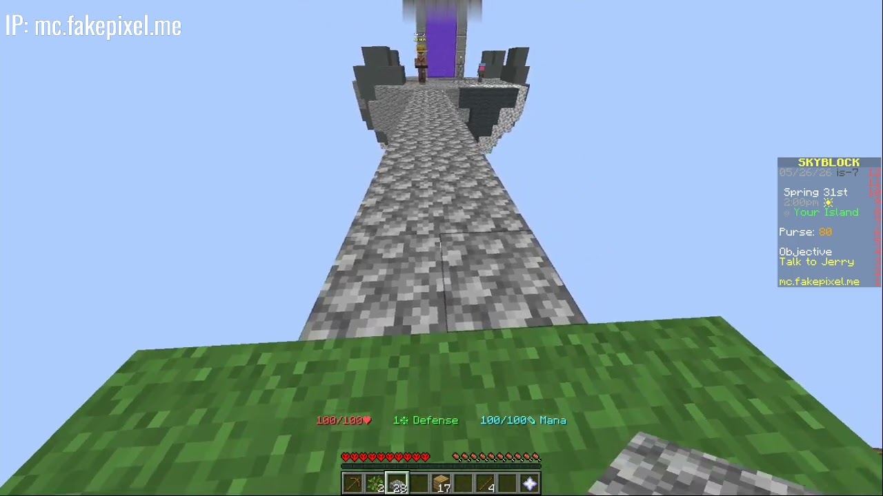 First Day in Fakepixel Skyblock | Day 1 | Minecraft | Fakepixel. by Novus