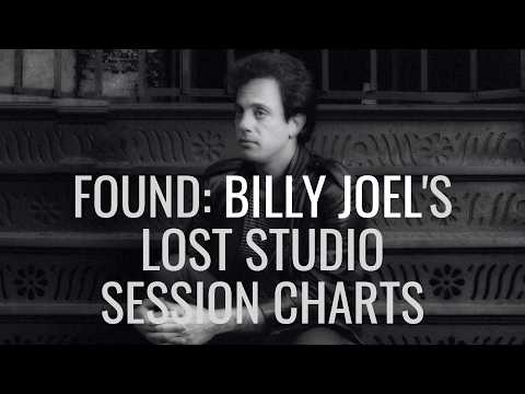 Found: Billy Joel's studio session charts from An Innocent Man