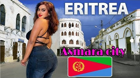 Eritrea asmara city drone view 4k //The Italy of africa//No internet country// Asmara city 2025