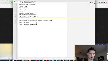 Build a Web App - Set up Instructions for Mac OSX