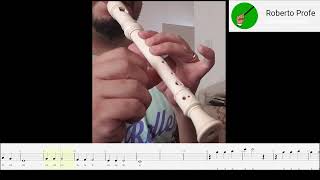 Blues | Toni Gallart | Flauta Dulce  tutorial By Roberto Profe