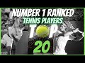 men's tennis rankings - world no 1 tennis player male of all time #tennis #atp #ranking #2021