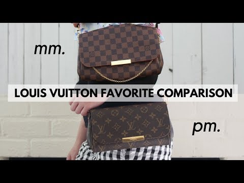 Lot - Louis Vuitton Canvas Favorite MM