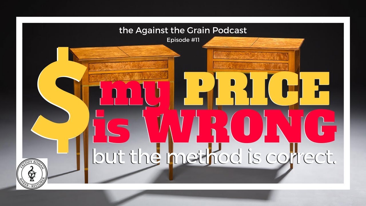 How NOT to Price Custom Furniture - YouTube