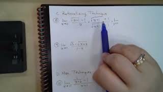 Unit 1 Lesson 2: Finding Limits Analytically