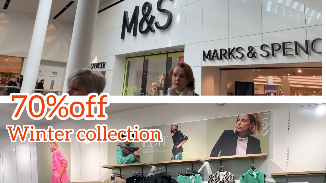 Marks & spencer winter collection uk /meadowhall January 2024 - YouTube
