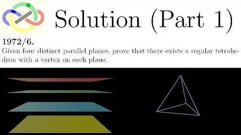 IMO 1972 Problem 6 Solution (Part 1) #SoME2