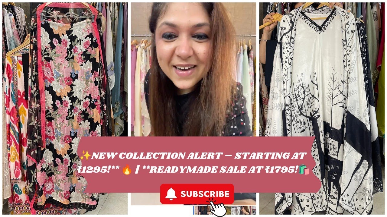 🔥 **NEW COLLECTION ALERT – STARTING AT ₹1295!** 🔥 | **READYMADE SALE AT ...