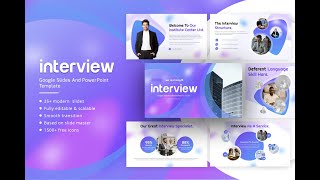 Interview Presentation Template