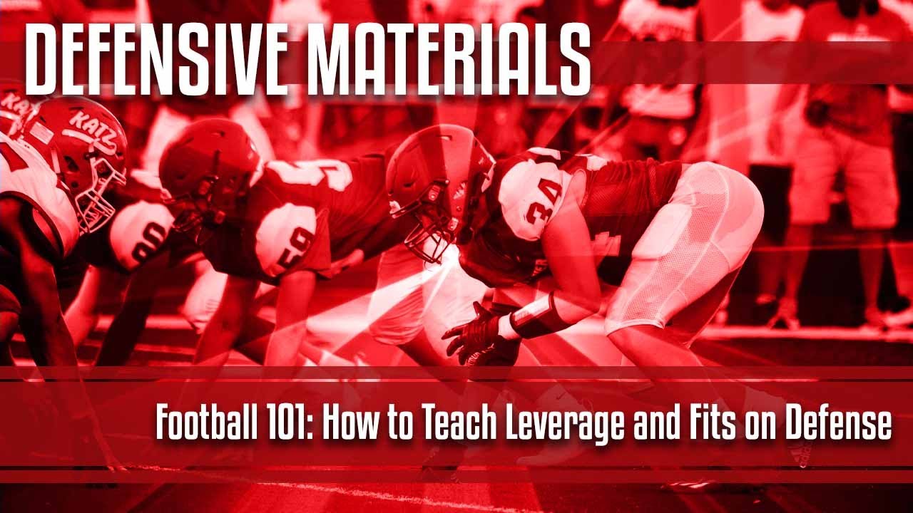 Football 101 How to Teach Leverage and Fits on Defense YouTube