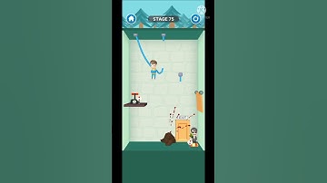 rescue cut rope puzzle stage 75 | rescue cut rope puzzle game for android and iOS #shorts