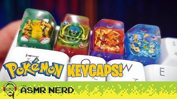 Best. Keycaps. EVER! Pokémon Artisan Keycaps & CIY Tester-68 Keyboard Kit ASMR (soft spoken, typing)