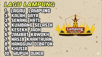 10 Lagu lampung yang sering diputar
