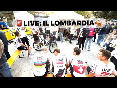 Video LIVE: Partenza IL LOMBARDIA 2026 - in diretta da Bergamo con Del Toro, Ciccone, Evenepoel, Sexais