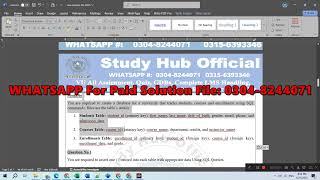 CS403 Assignment 2 solution Spring 2025, CS403 Assignment 2 solution 2025, CS403 Assignment