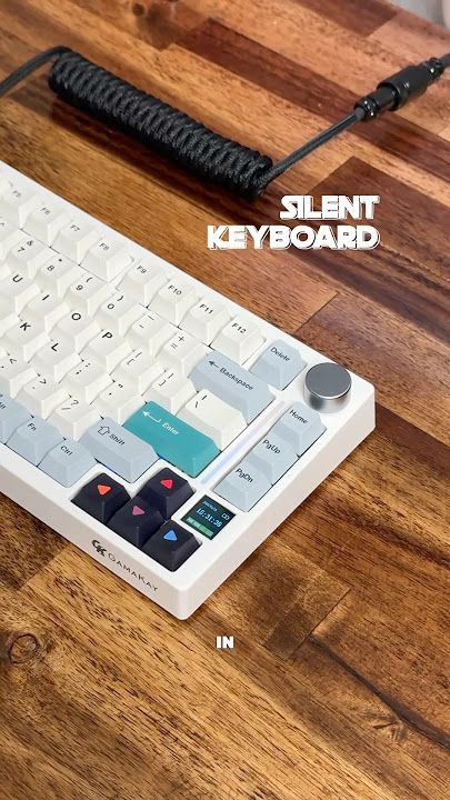 Best Budget Silent Keyboard? -#tech #keyboard #gamakay #silent#setup