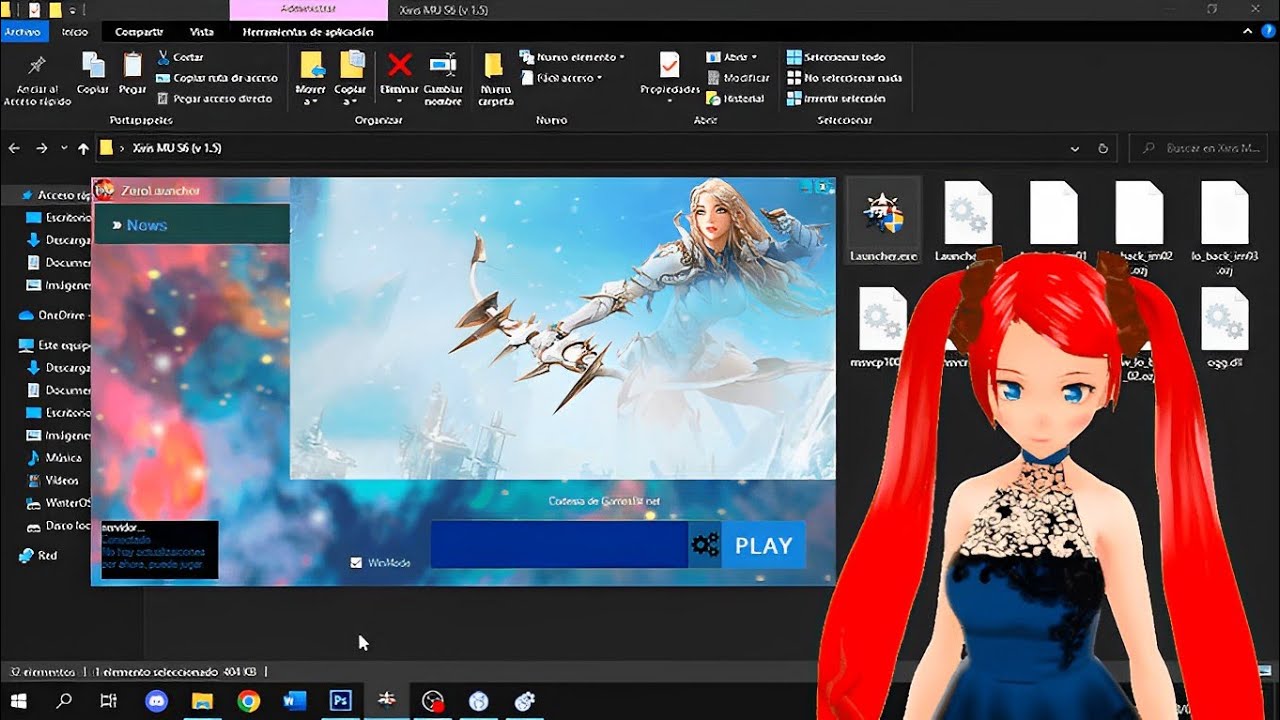 INSTALAR LAUNCHER A TU SERVIDOR DE MU ONLINE #muemu #zerolauncher - YouTube