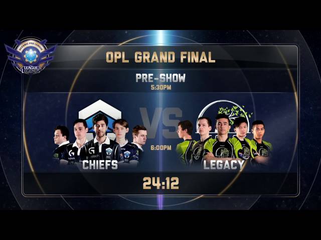 League of Legends Esports OPL Finals Preview