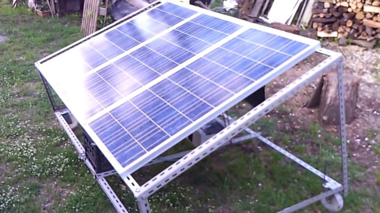Fotovoltaico ad isola fai da te - YouTube