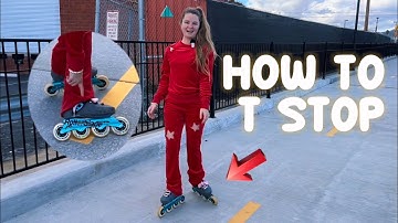 How to Stop on Inline Skates:  T STOP, step by step, common mistakes, and pro tips