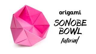 Geometric Origami Bowl Tutorial - Sonobe Units - Paper Kawaii