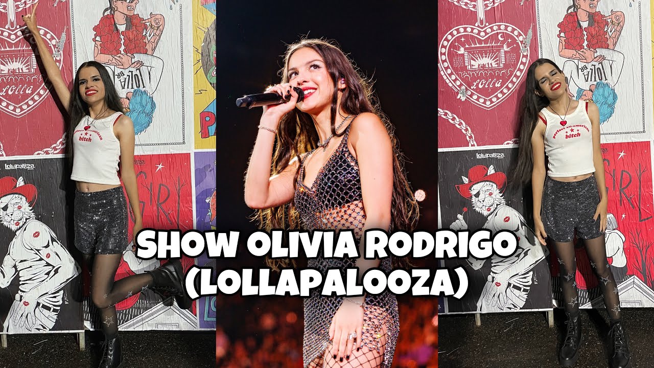 VI OLIVIA RODRIGO AO VIVO NO LOLLAPALOOZA! 💜🔥(VLOG)
