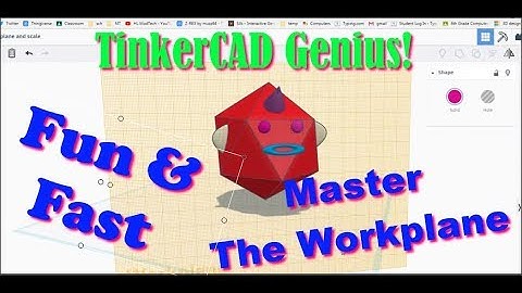 Tinkercad Genius! Master the Workplane in Minutes!