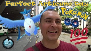 Perfect Articuno Day Playing Pokemon Go