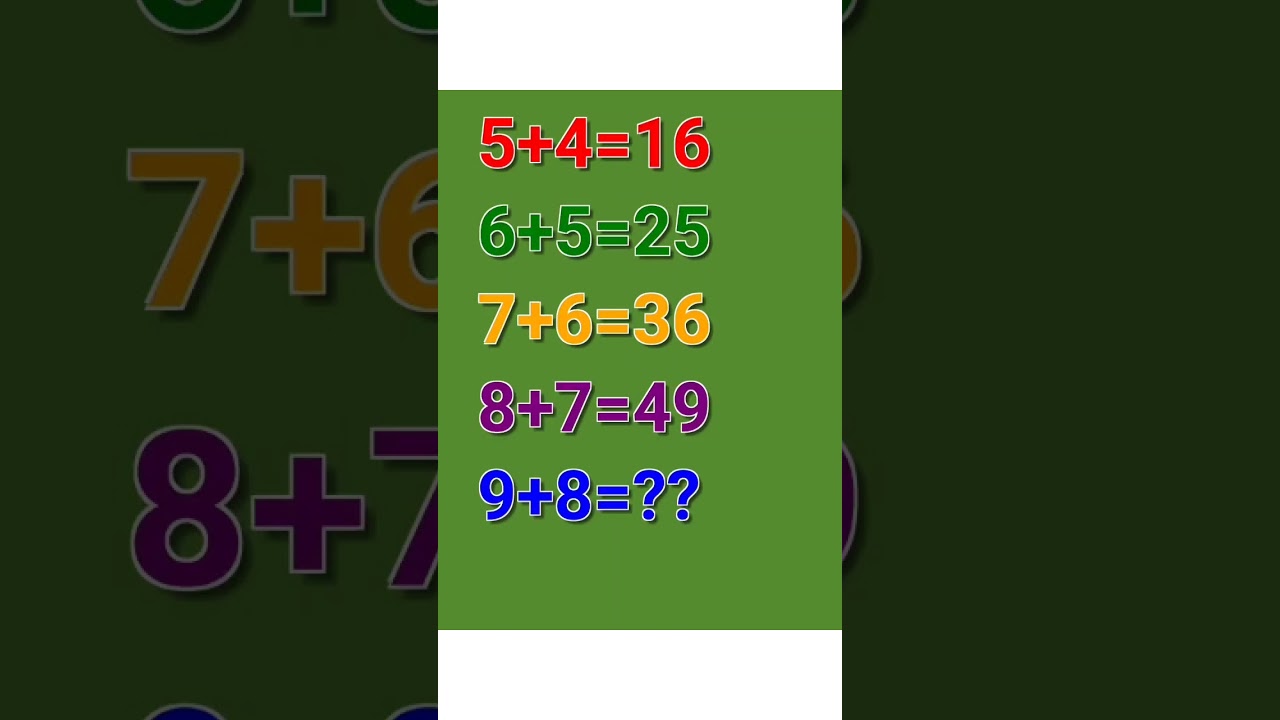 Viral Maths Puzzles With Answers Part 12 brainygamesmaths Viral Maths Puzzles With Answers Part 12 brainygamesmaths