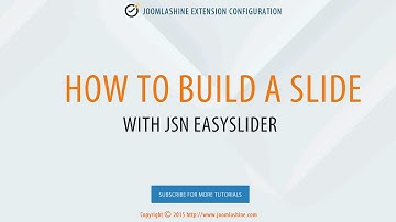 How to build a slide with JSN EasySlider