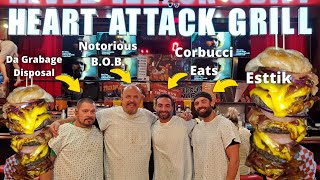 Heart Attack Grill 20,000 Calorie  Octuple Bypass Burger Challenge Las Vegas