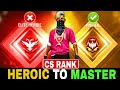 ELITE HEROIC TO MASTER CS RANK PUSHING 💪💯 #freefiregameplay
