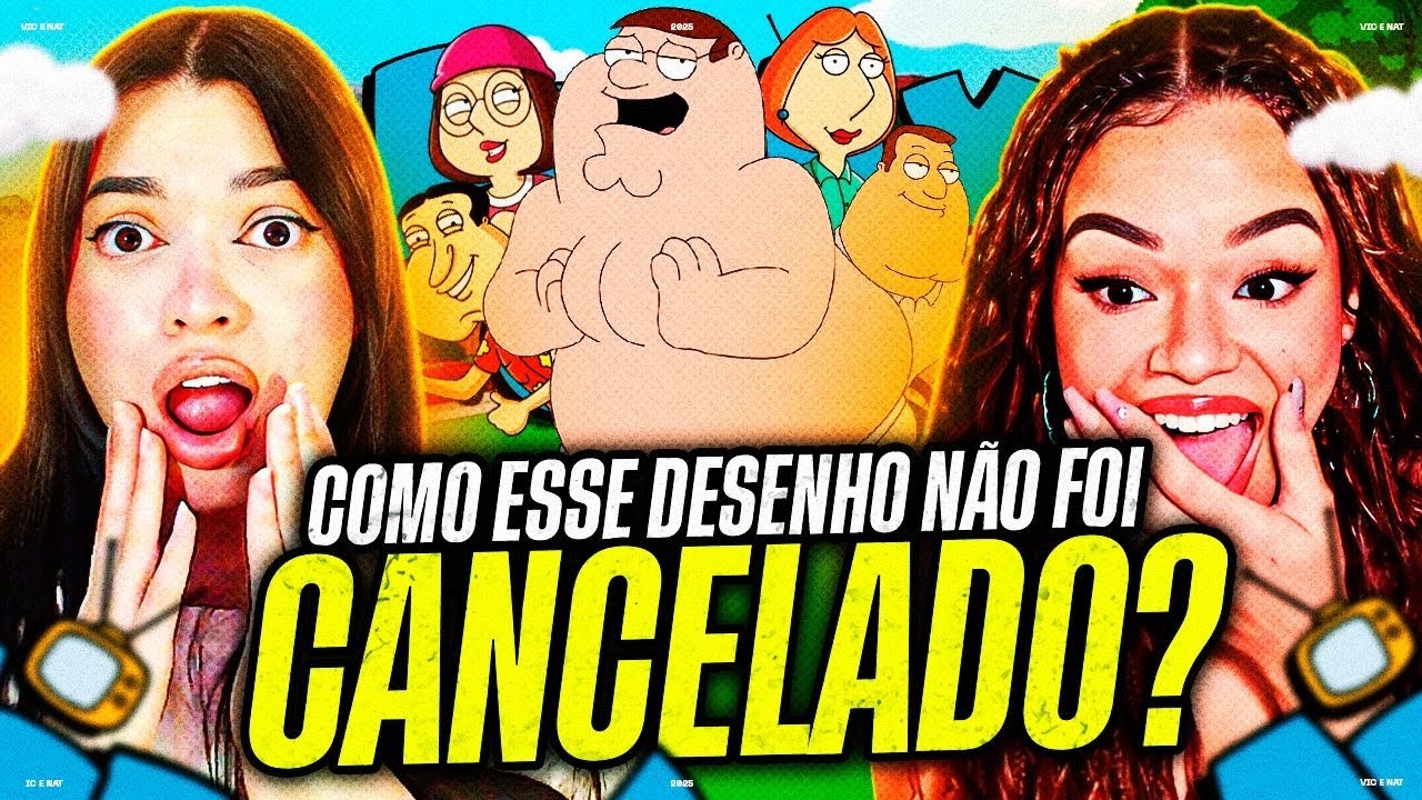 REAGINDO a O MELHOR COMPILADO de FAMILY GUY da INTERNET! | Nat e Vic MV