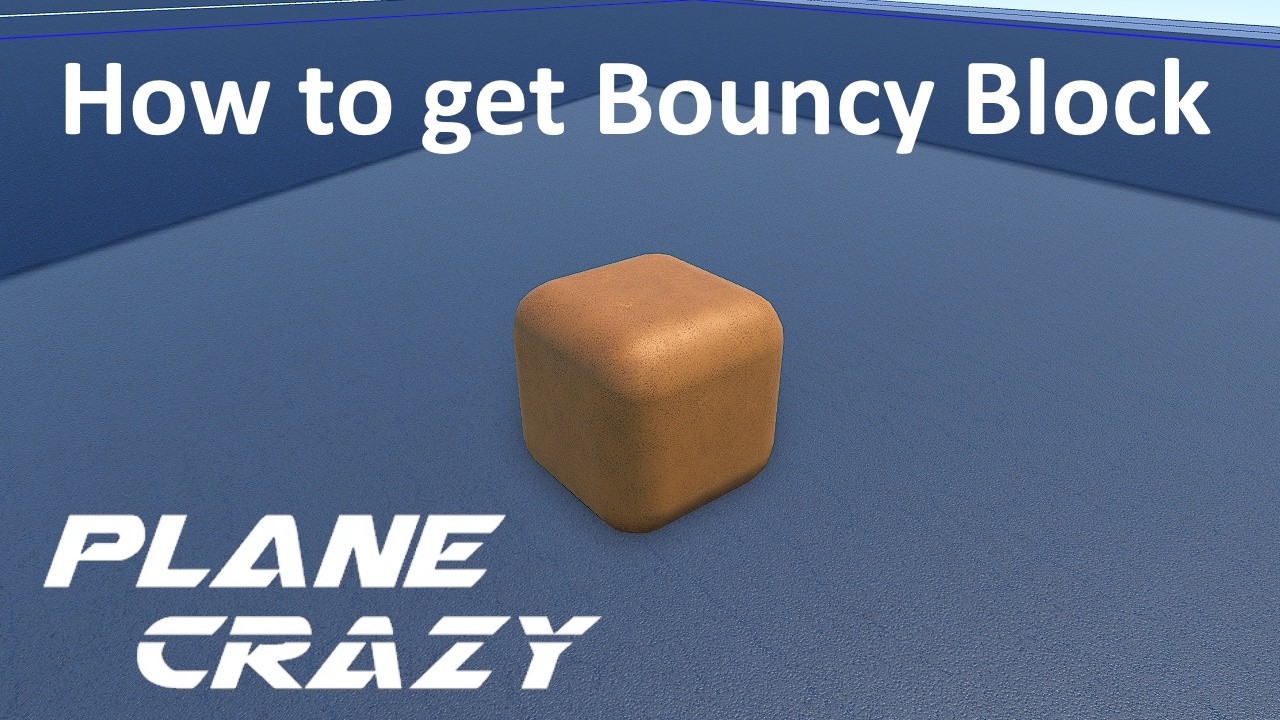 How to get Bouncy Block in Plane Crazy - YouTube