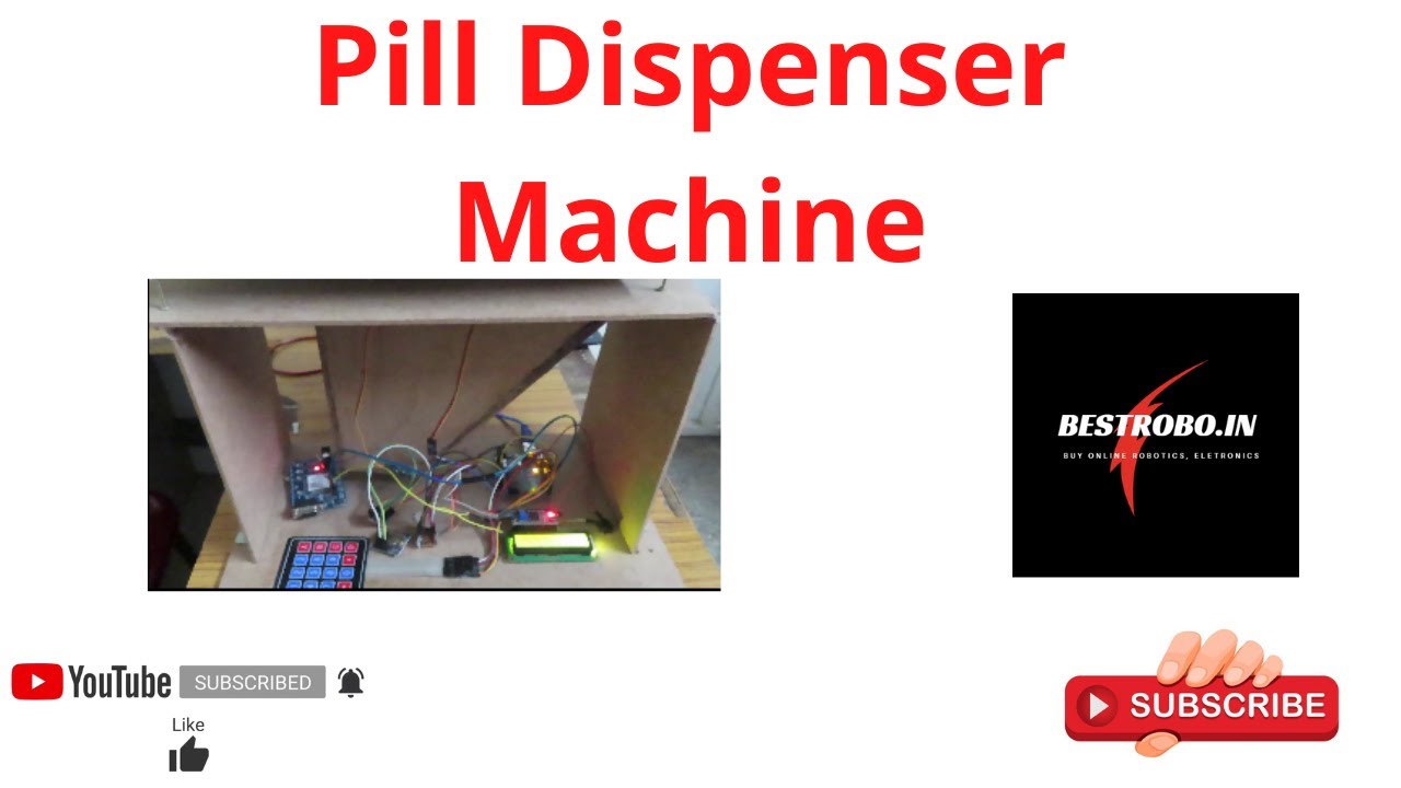 Pill Dispenser Machine #bestprojects #bestengineeringprojects #sensors ...