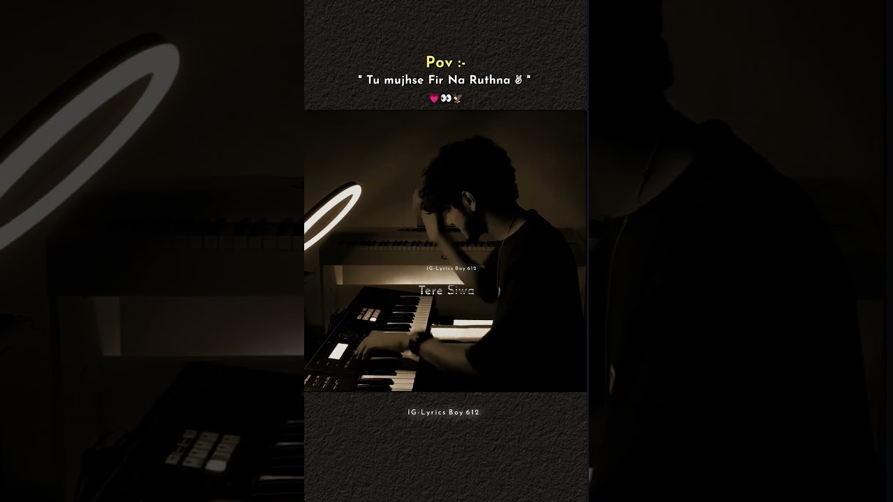 Tu mujhse fir na ruthna 