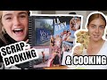 SHOWING/MAKING PHOTO SCRAPBOOKS AND BAKING UNREAL COOKIES | Syd and Ell