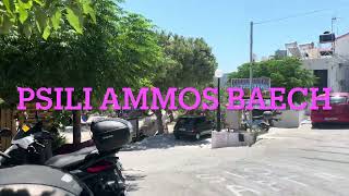 Ep.550 Psili Ammos Beach samos ท่องเที่ยวทะเลในต่างแดน วันหยุดพักผ่อนสบายๆค่ะ