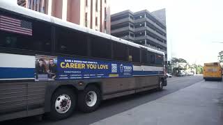 MTA Bus Midtown bound D4500CL 3365 BxM4 at Gun Hill Av