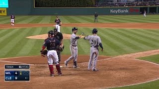 MIL@CLE: Brewers club four homers in loss to Indians