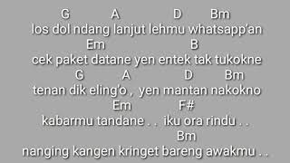 kunci gitar los dol - denny caknan