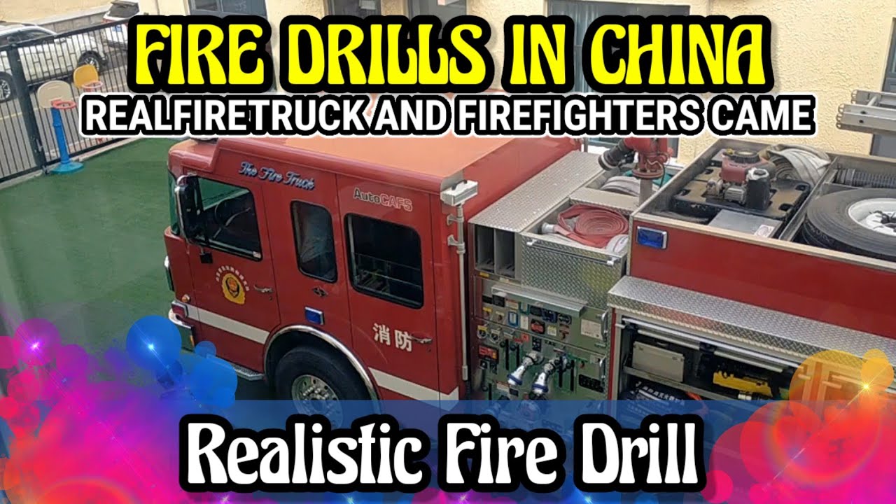 ШОКИРУЮЩИЕ ПОЖАРНЫЕ УЧЕНИЯ В ДЕТСКИХ САДАХ В КИТАЕ — ЭТО НЕ ТАК || Пожарные машины и пожарные при...