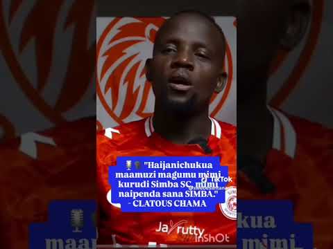 CHAMA SABABU ZA KULEJEA SIMBA ATOA NI TIMU ANAYO IPENDA ATAA MASHABIKI WA SIMBA EANAJUAA APA TANZANI CHAMA SABABU ZA KULEJEA SIMBA ATOA NI TIMU ANAYO IPENDA ATAA MASHABIKI WA SIMBA EANAJUAA APA TANZANI