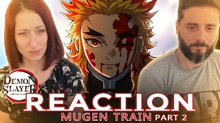 We Have No Words | Her First Reaction to Demon Slayer | Mugen Train Movie Part 2