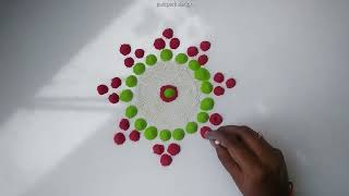 Rangoli Very Easy And Simple Park Park Design