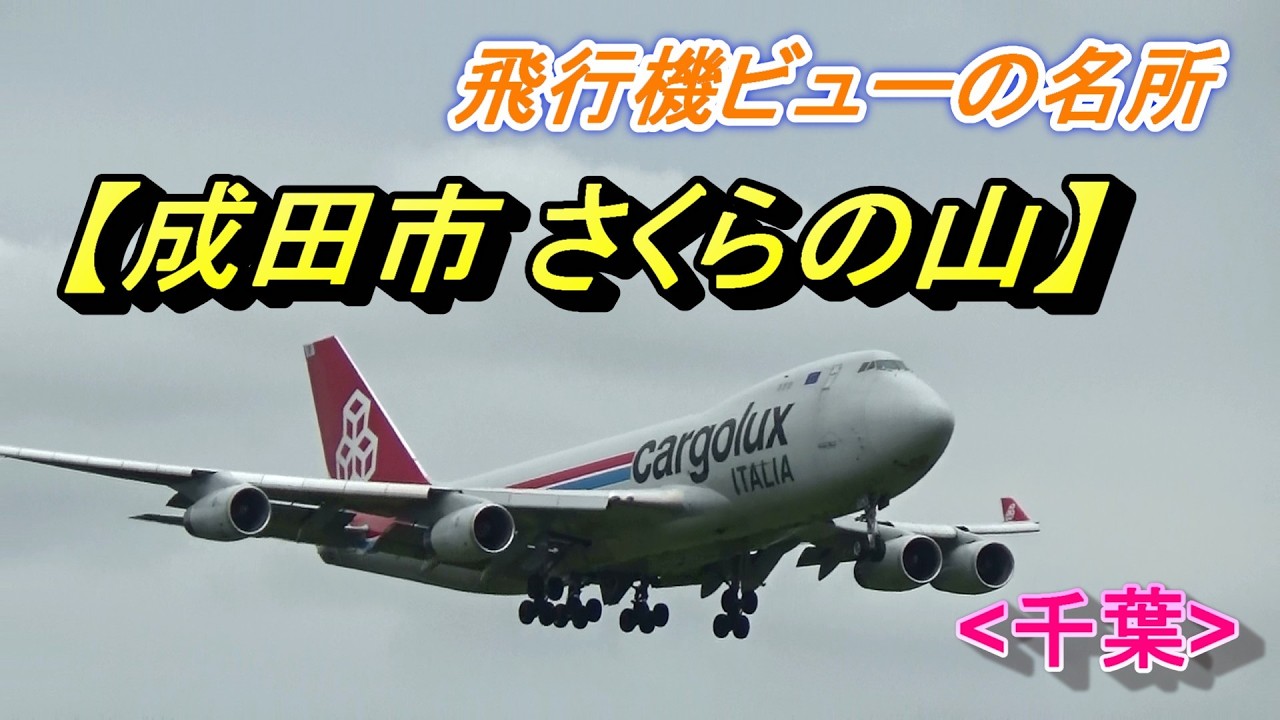 飛行機ビューの名所といえば【成田市 さくらの山】(成田/千葉県)/Sakira no Yama(Narita/Chiba)