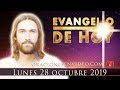 Evangelio de Hoy Lunes 28 Octubre 2019 Lucas 6,12-19Jesús pasó la noche orando