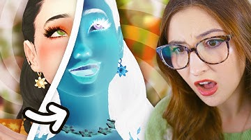 can i make a sim with the colors INVERTED in sims 4?