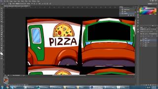 Autodesk Maya Pizza car 04 UV Making & Texture Baking