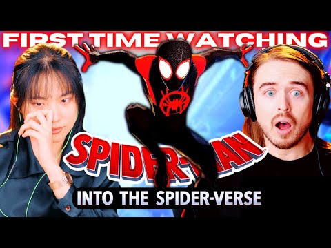 *MY GIRLFRIEND CRIES* watching Spider-Man: Into the Spider-Verse Reaction: FIRST TIME WATCHING
